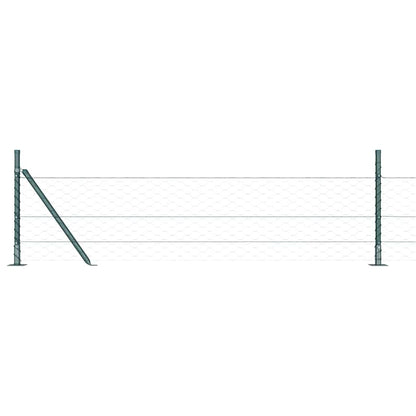 Welded Wire Fence with Concrete Base 50 x 0.4 m (W x H)