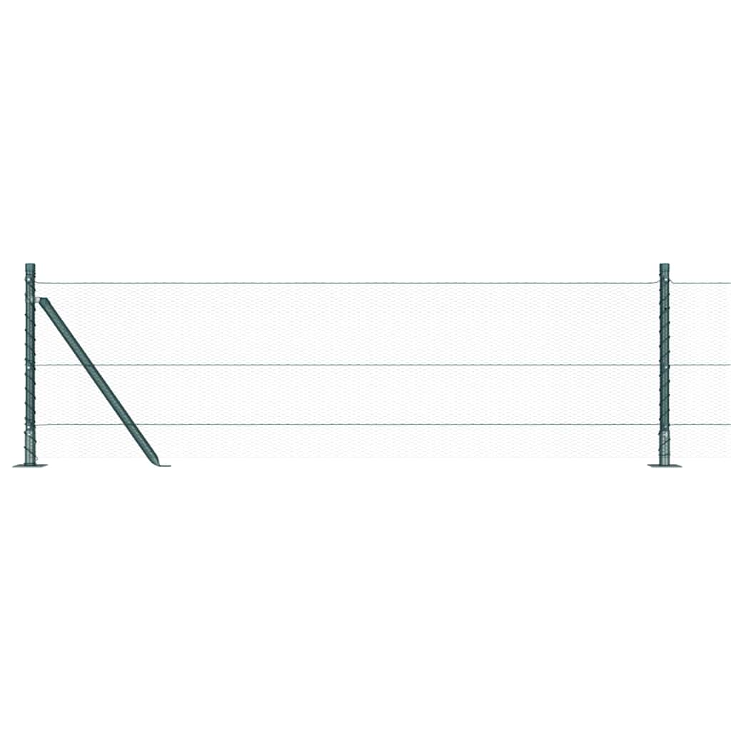 Welded Wire Fence with Concrete Base 50 x 0.6 m (W x H)