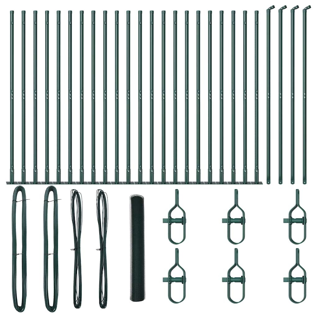 Welded Wire Fence with Concrete Base 50 x 1.2 m (W x H)