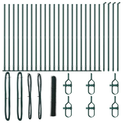 Welded Wire Fence with Concrete Base 50 x 1.2 m (W x H)