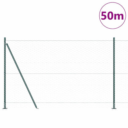 Welded Wire Fence with Concrete Base 50 x 1.4 m (W x H)