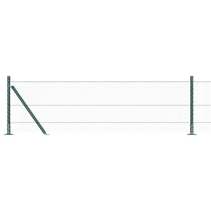 Welded Wire Fence with Concrete Base 100 x 0.6 m (W x H)