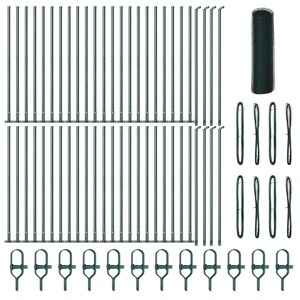 Welded Wire Fence with Concrete Base 100 x 0.6 m (W x H)