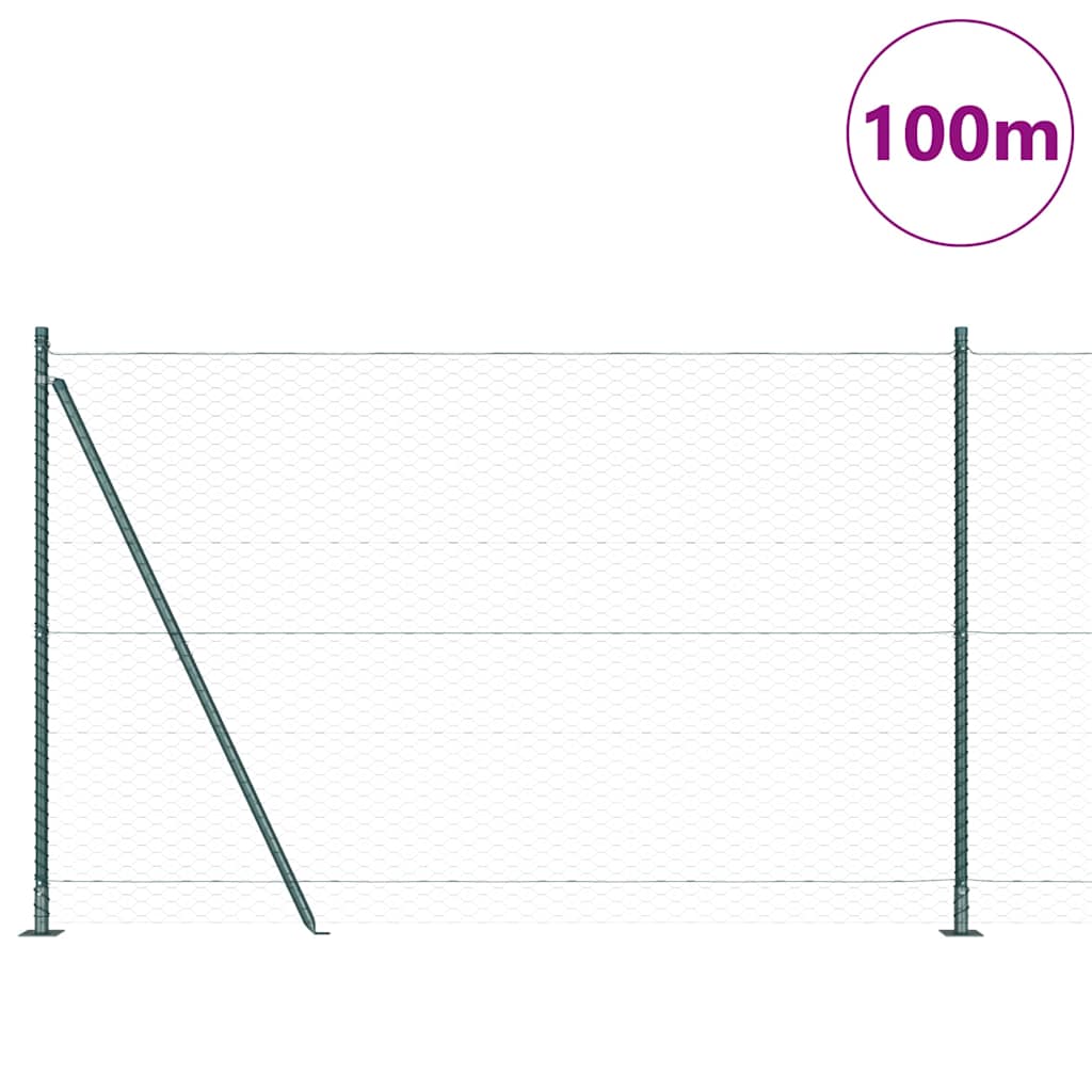Welded Wire Fence with Concrete Base 100 x 1.4 m (W x H)