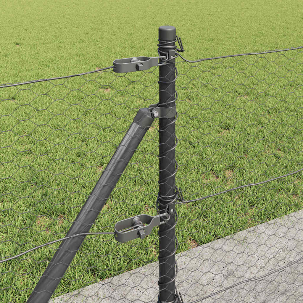 Welded Wire Fence with Concrete Base 10 x 0.4 m (W x H)