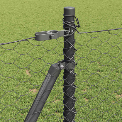 Welded Wire Fence with Concrete Base 10 x 0.8 m (W x H)