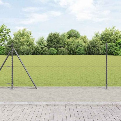 Welded Wire Fence with Concrete Base 10 x 1 m (W x H)