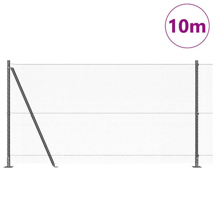 Welded Wire Fence with Concrete Base 10 x 1.2 m (W x H)