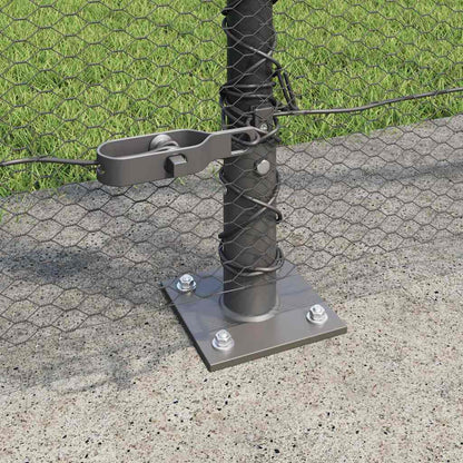 Welded Wire Fence with Concrete Base 10 x 1.6 m (W x H)