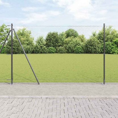 Welded Wire Fence with Concrete Base 10 x 1.6 m (W x H)