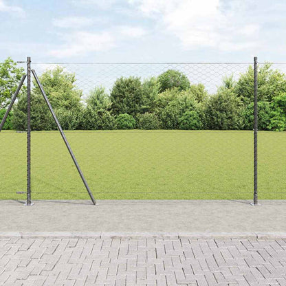 Welded Wire Fence with Concrete Base 10 x 1.6 m (W x H)