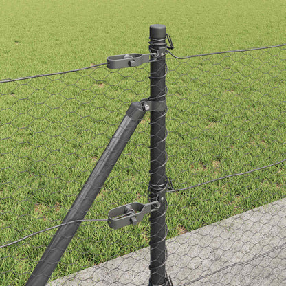 Welded Wire Fence with Concrete Base 25 x 0.4 m (W x H)