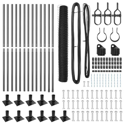Fence Post Grey 25 x 1 m (50 mm mesh) Steel