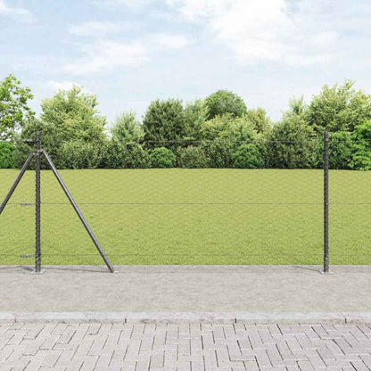 Welded Wire Fence with Concrete Base 50 x 1 m (W x H)