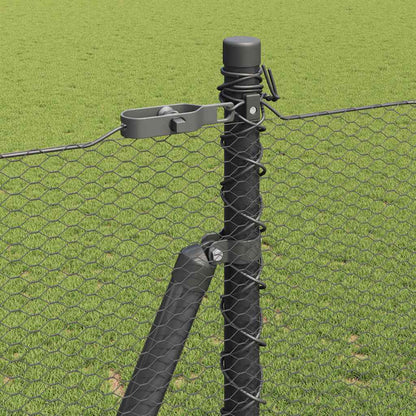 Welded Wire Fence with Concrete Base 50 x 1.6 m (W x H)