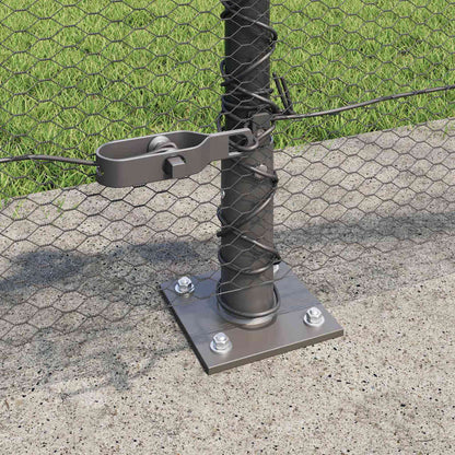 Welded Wire Fence with Concrete Base 100 x 0.6 m (W x H)