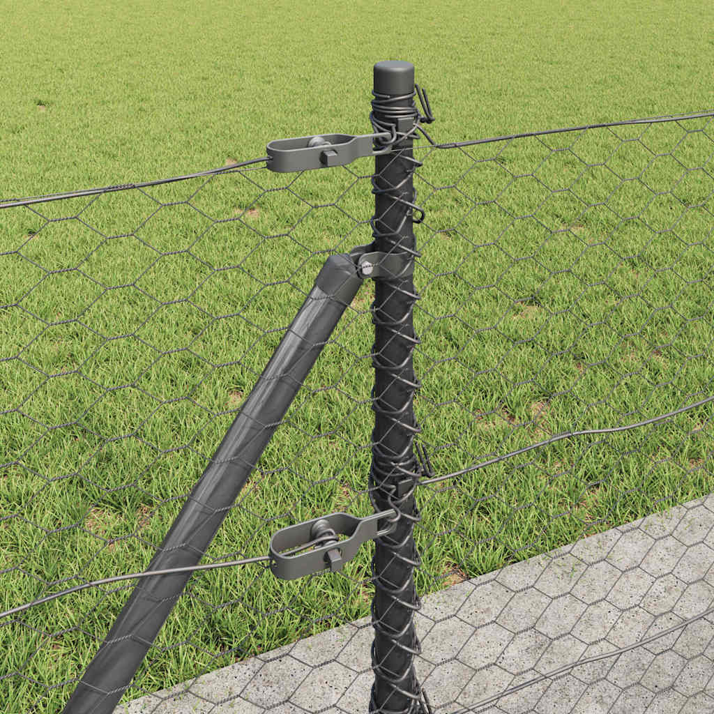 Welded Wire Fence with Concrete Base 100 x 0.6 m (W x H)
