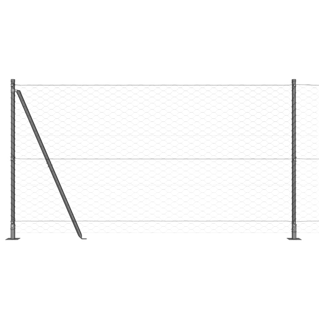 Welded Wire Fence with Concrete Base 100 x 1.2 m (W x H)