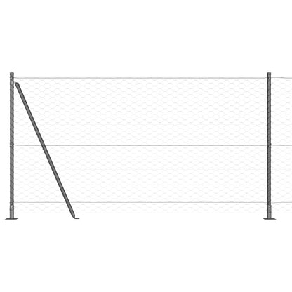 Welded Wire Fence with Concrete Base 100 x 1.2 m (W x H)
