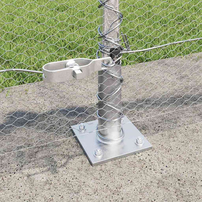 Welded Wire Fence with Concrete Base 10 x 0.6 m (W x H)