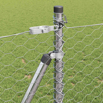 Welded Wire Fence with Concrete Base 10 x 0.8 m (W x H)