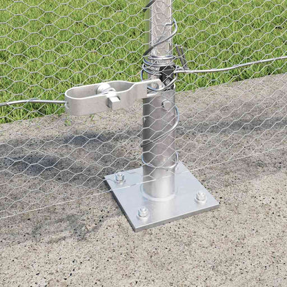 Welded Wire Fence with Concrete Base 10 x 1 m (W x H)