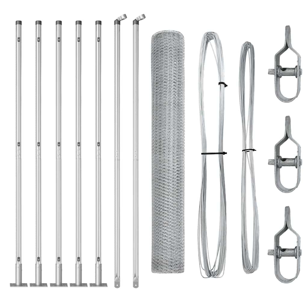 Welded Wire Fence with Concrete Base 10 x 1.2 m (W x H)