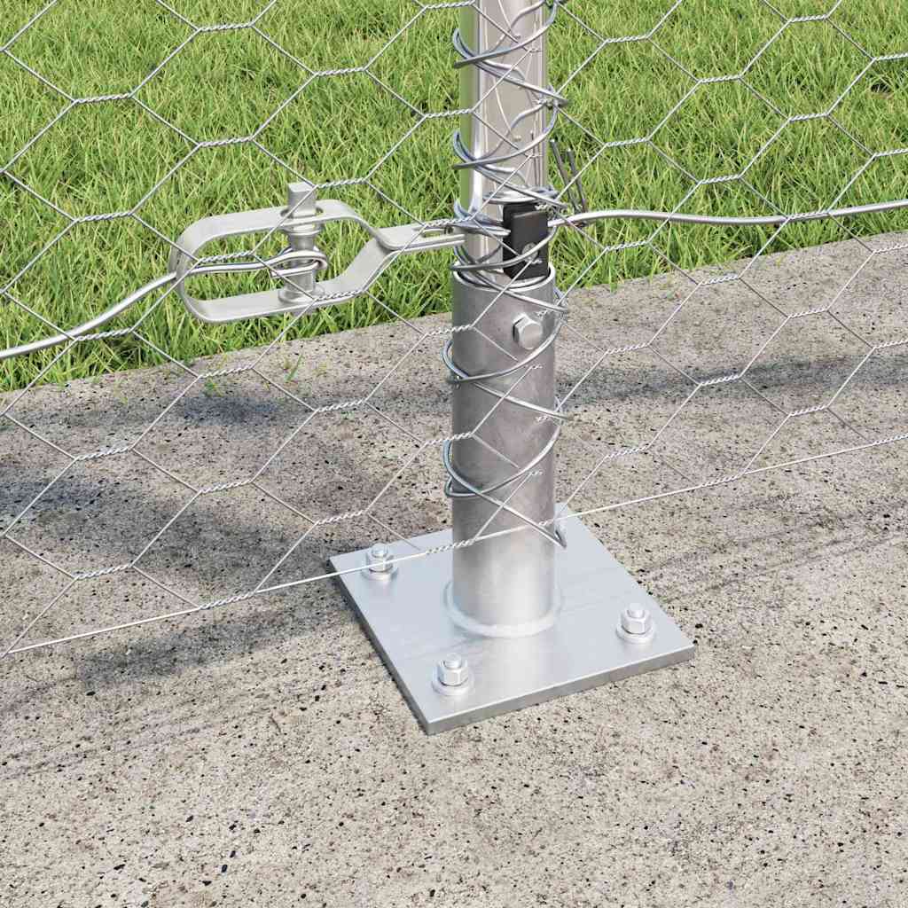 Welded Wire Fence with Concrete Base 10 x 1.2 m (W x H)
