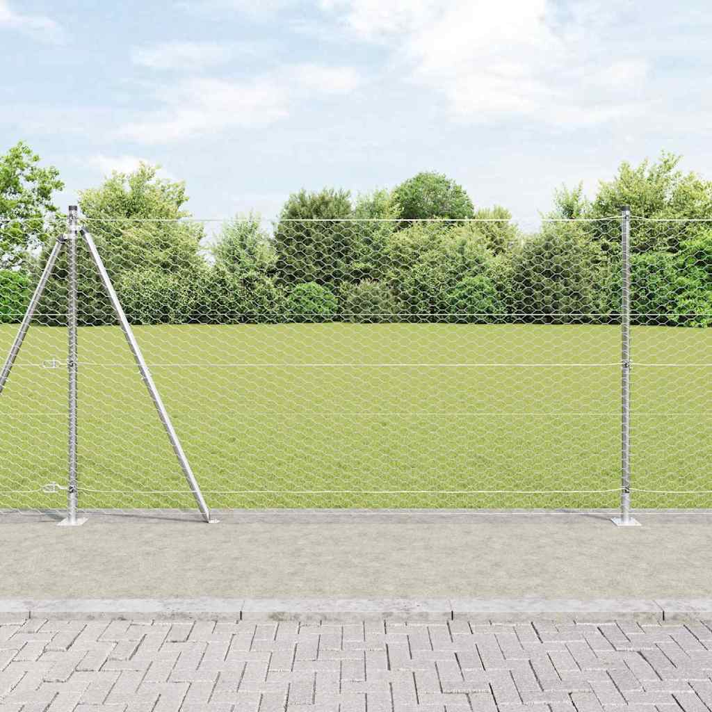 Welded Wire Fence with Concrete Base 10 x 1.2 m (W x H)