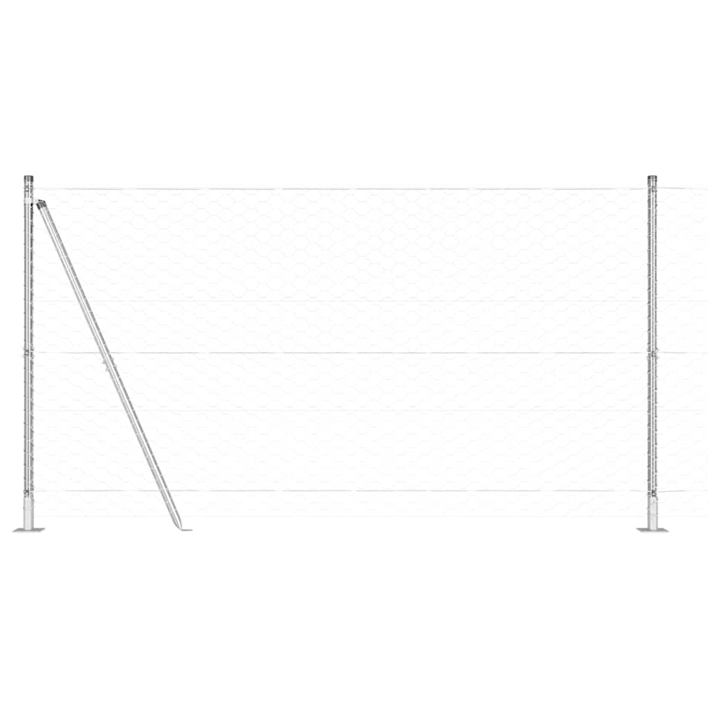 Welded Wire Fence with Concrete Base 10 x 1.2 m (W x H)