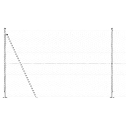Welded Wire Fence with Concrete Base 10 x 1.5 m (W x H)