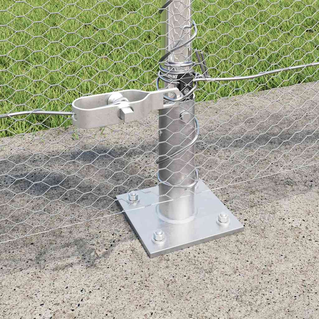 Welded Wire Fence with Concrete Base 25 x 0.8 m (W x H)