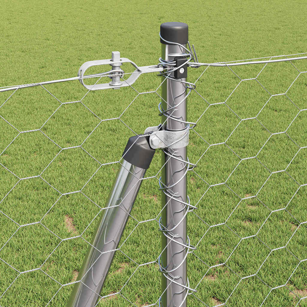 Welded Wire Fence with Concrete Base 25 x 1.2 m (W x H)