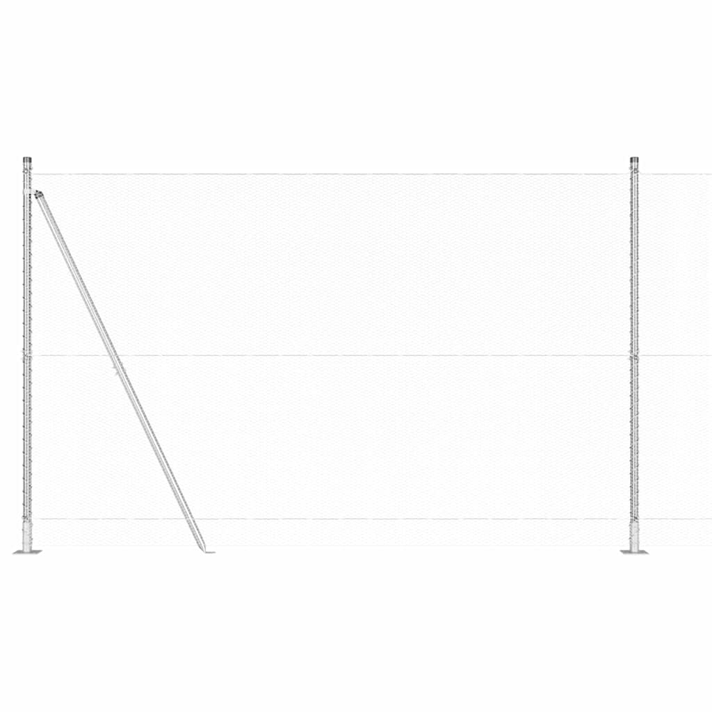 Welded Wire Fence with Concrete Base 25 x 1.6 m (W x H)