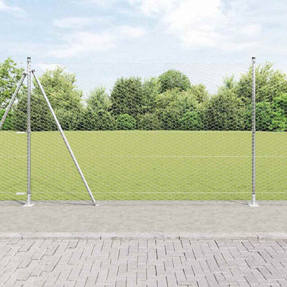 Welded Wire Fence with Concrete Base 25 x 1.6 m (W x H)