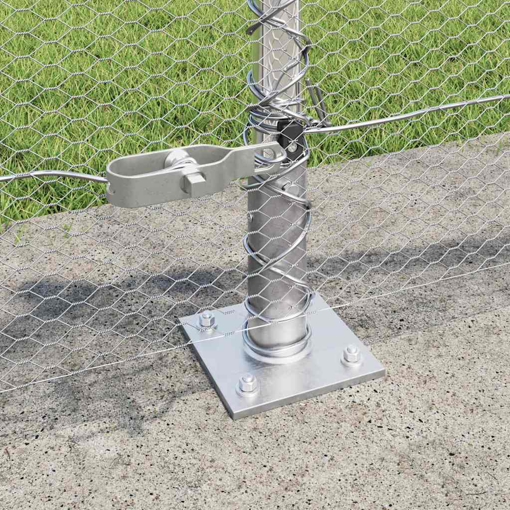 Welded Wire Fence with Concrete Base 50 x 0.4 m (W x H)