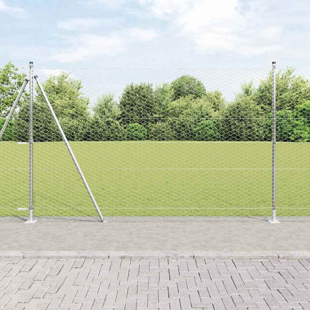 Welded Wire Fence with Concrete Base 50 x 1.4 m (W x H)