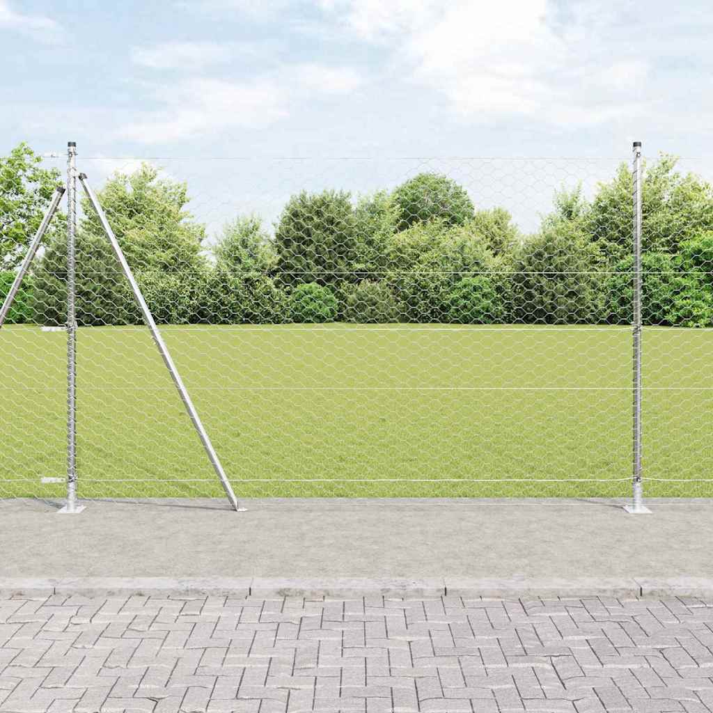 Welded Wire Fence with Concrete Base 50 x 1.4 m (W x H)