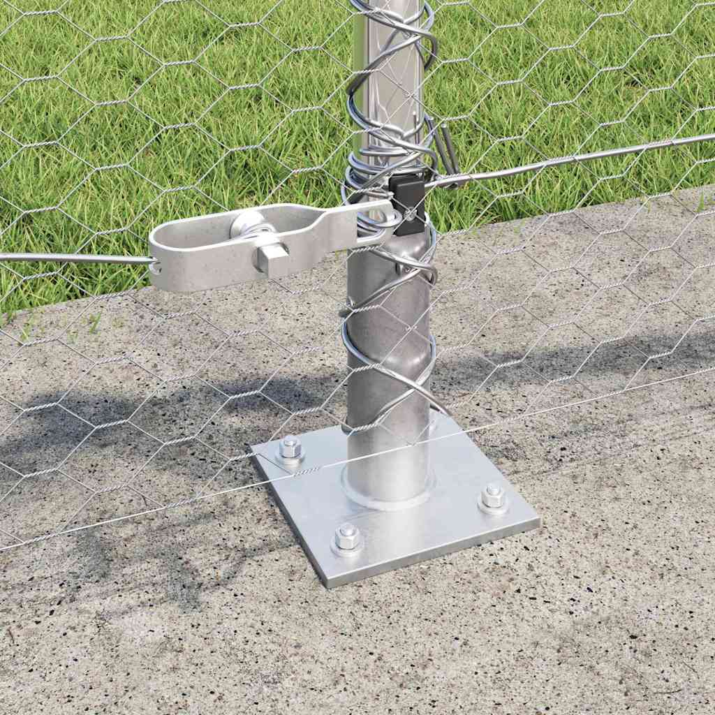 Welded Wire Fence with Concrete Base 100 x 0.5 m (W x H)