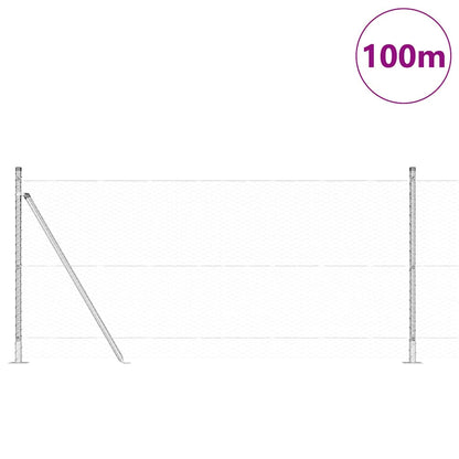 Welded Wire Fence with Concrete Base 100 x 1 m (W x H)