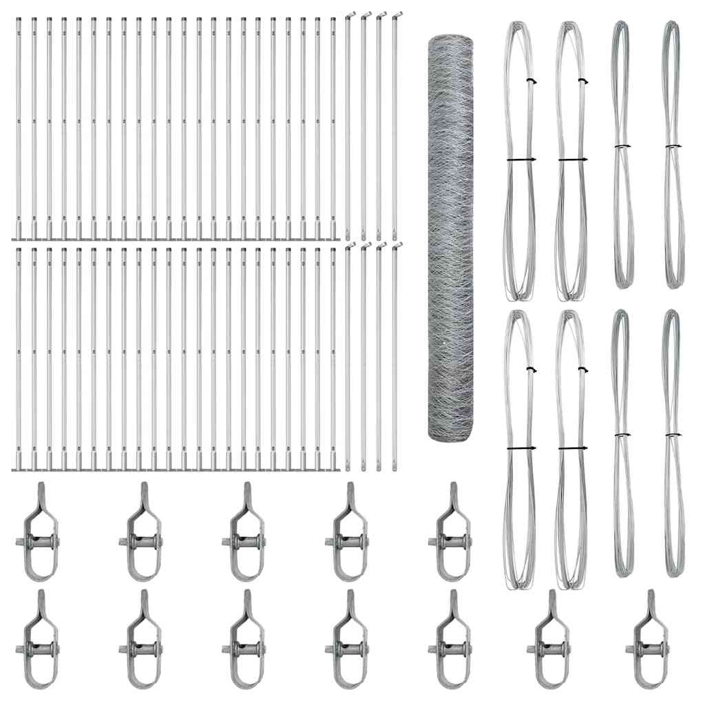 Welded Wire Fence with Concrete Base 100 x 1.2 m (W x H)