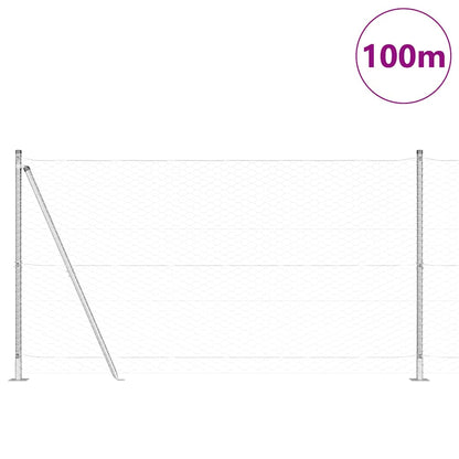 Welded Wire Fence with Concrete Base 100 x 1.2 m (W x H)