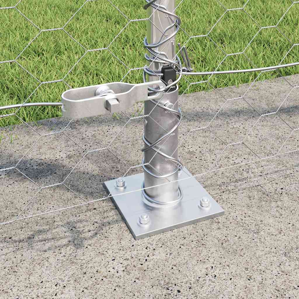 Welded Wire Fence with Concrete Base 100 x 1.6 m (W x H)