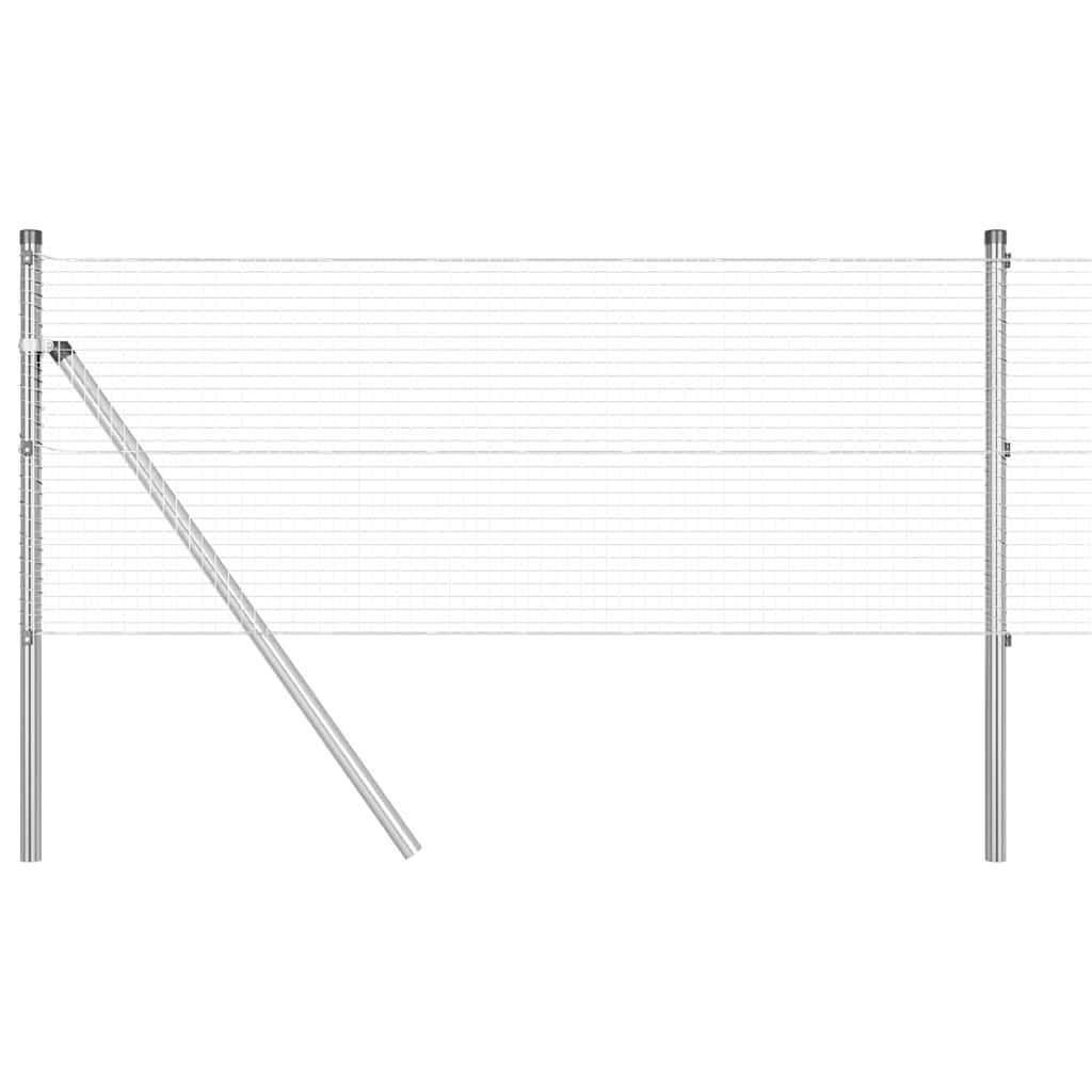 Fence Post Silver 10 x 0.6 m (19 x 19 mm mesh) Steel