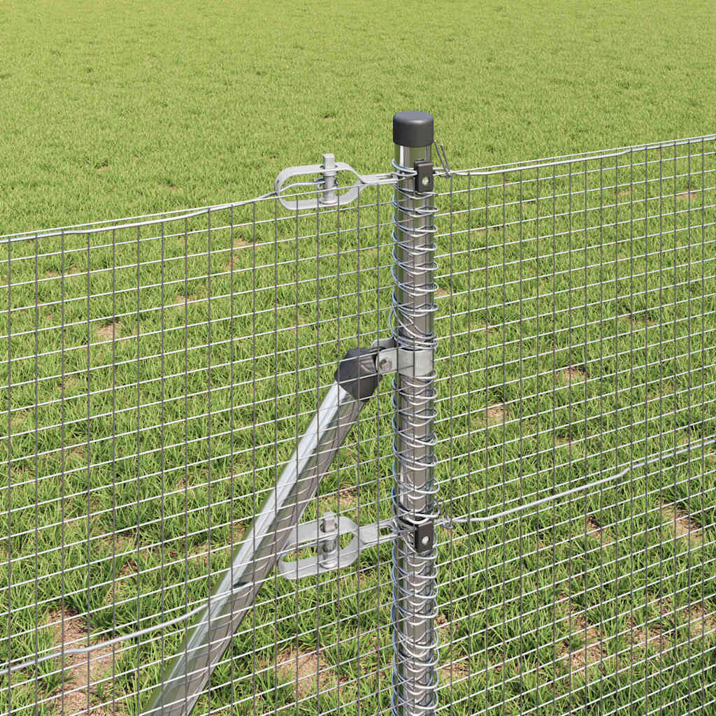 Fence Post Silver 25 x 0.6 m (16 x 16 mm mesh) Steel