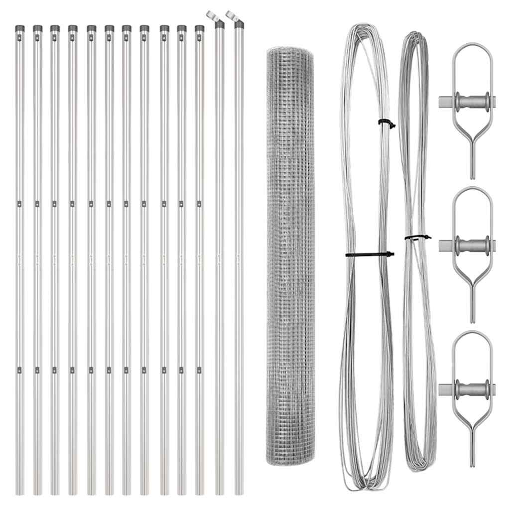 Ground Fix Welded Wire Fence 25 x 1 m (W x H)