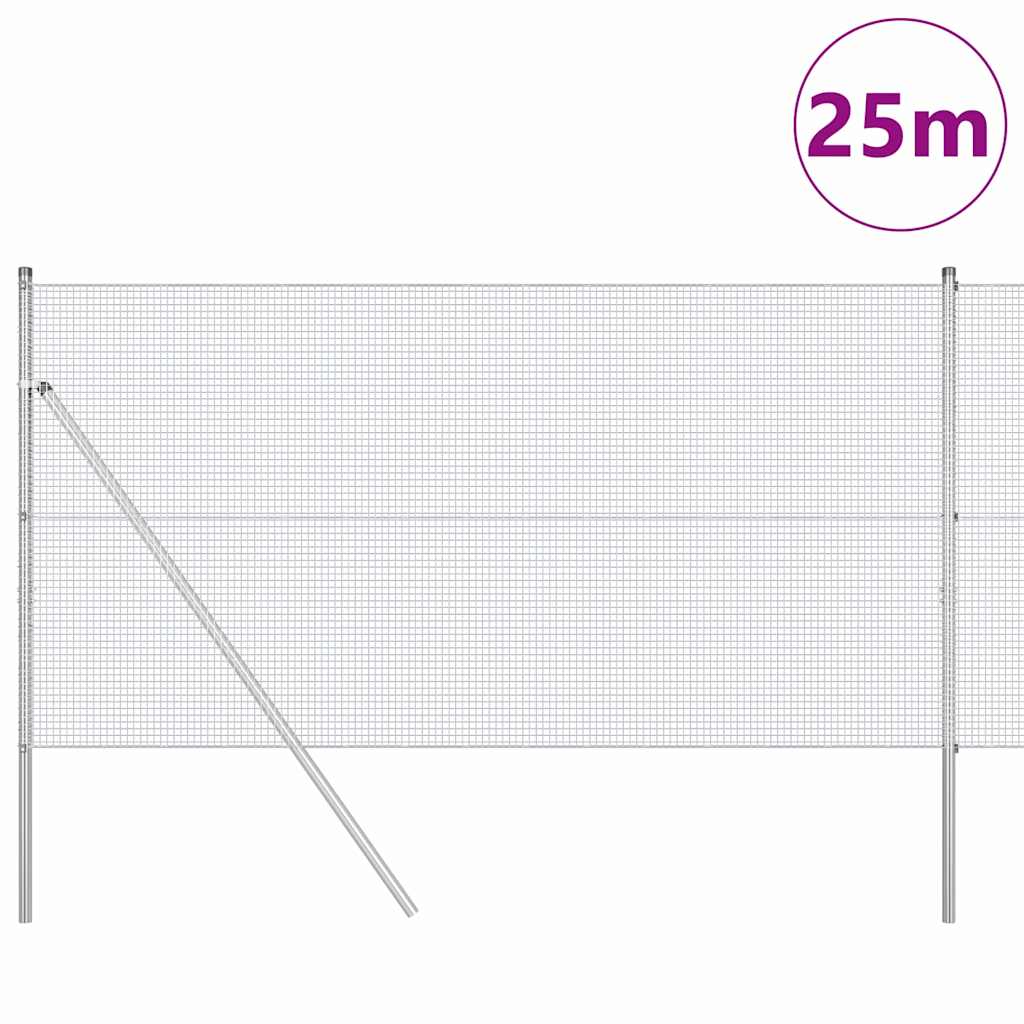 Ground Fix Welded Wire Fence 25 x 1 m (W x H)