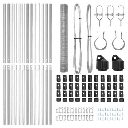 Fence Post Silver 25 x 1.4 m (16 x 16 mm mesh) Steel