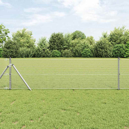 Fence Post Silver 100 x 0.4 m (19 x 19 mm mesh) Steel