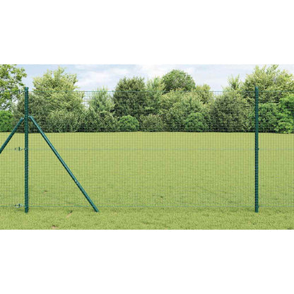 Ground Fix Welded Wire Fence 10 x 1 m (W x H) PVC-Coated Steel
